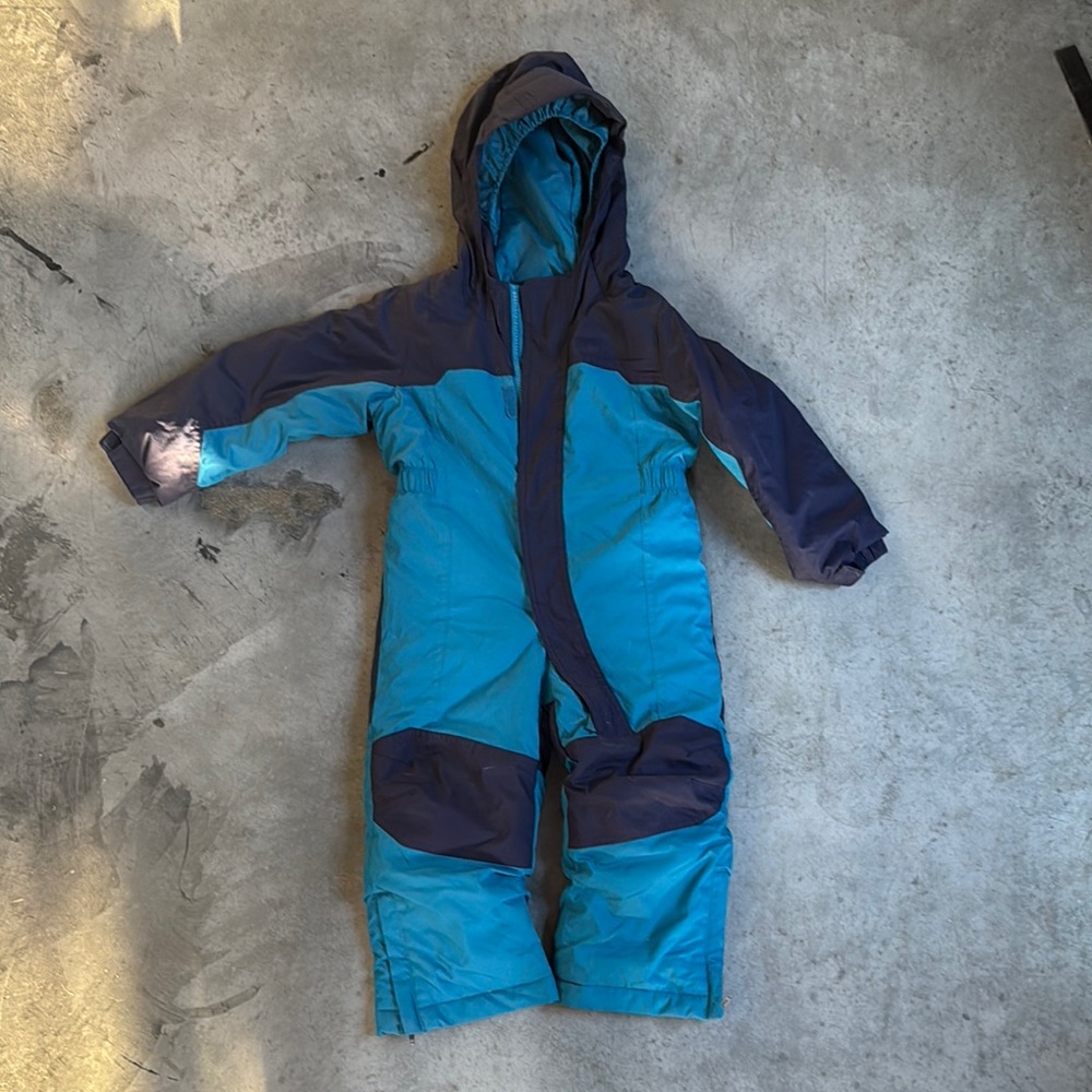 Children's Blue and Navy Snowsuit